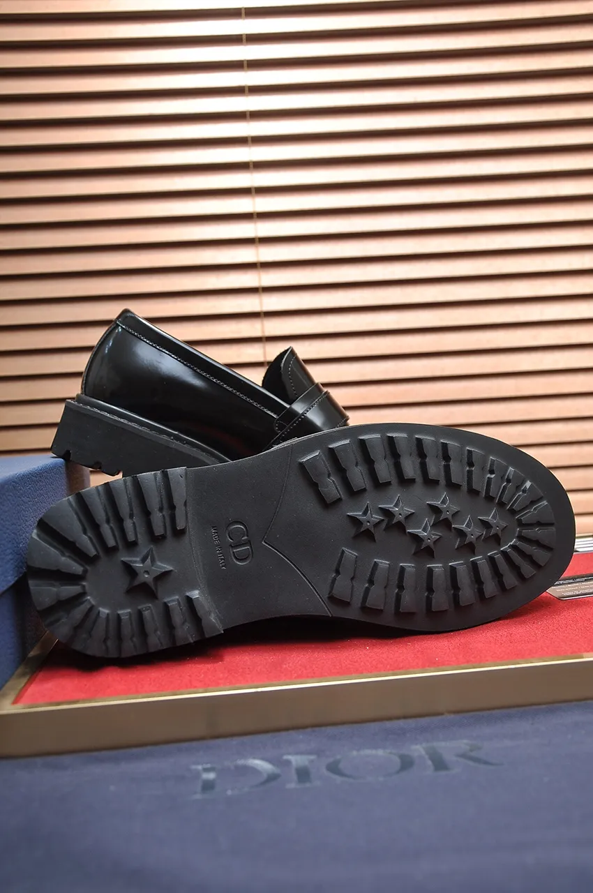 Men's shoes 💰680💶[Dior] (water-dyed cowhide lining) Dior original 1:1 high-quality factory, imported original materials, imported raw cowhide, water-dyed cowhide lining, original TPU outsole, code number: 39-44 (38.45 custom-made)